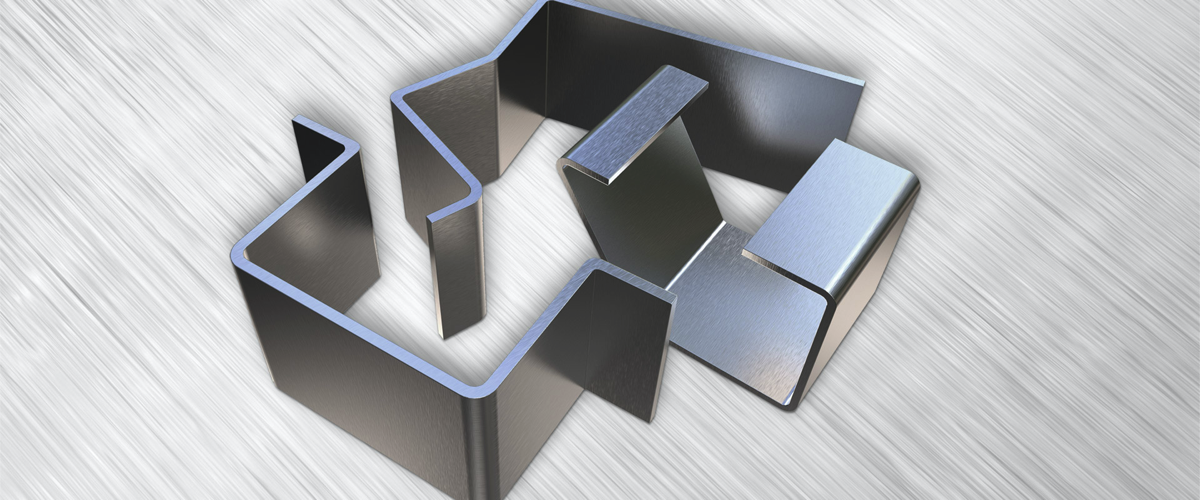 Handwerkliches Schwenkbiegen von Aluminiumprofilen bis zu einem Querschnitt vom 100 x 12 mm